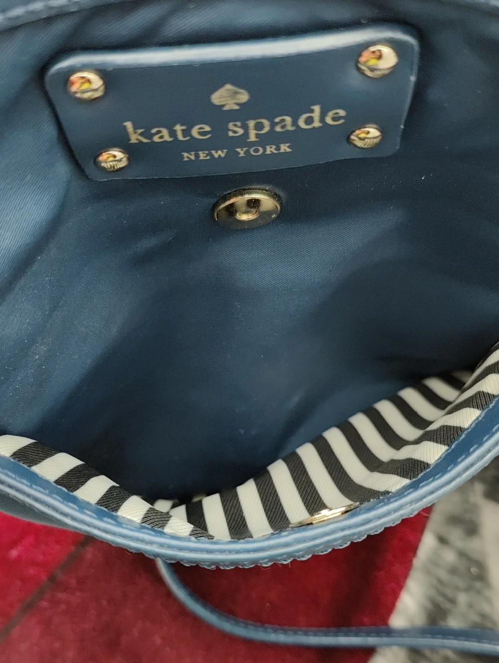 Kate Spade Leather Trim Crossbody